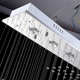 Modern Contemporan Tradițional Clasic Rustic Lodge Vintage Country Island Crystal Lampă suspendată din metal galvanizat