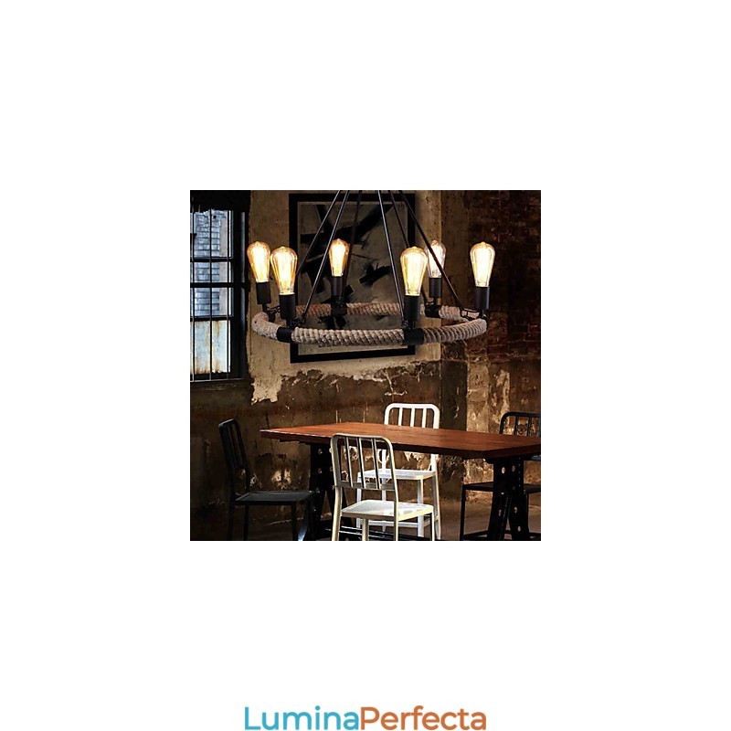 Candelabru Pandantiv Stil Mini Rustic Lodge Metal