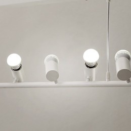 Lampă suspendată din metal cu pictură în stil retro vintage