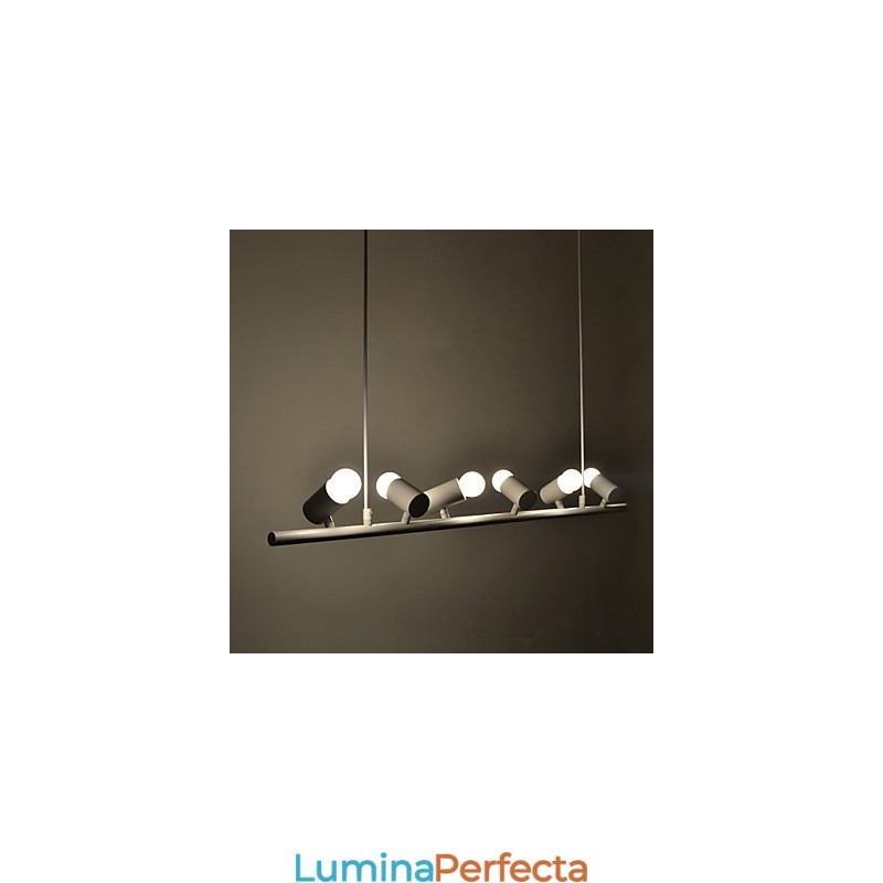 Lampă suspendată din metal cu pictură în stil retro vintage