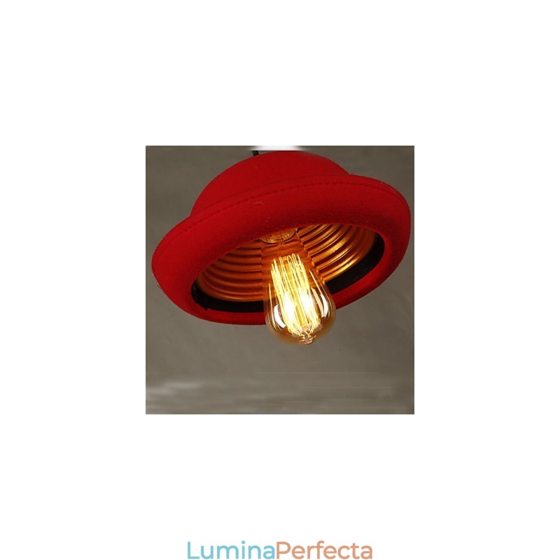 Candelabru Hat Pendant Cafe Design Negru