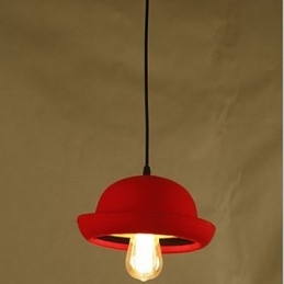 Candelabru Hat Pendant Cafe Design Negru
