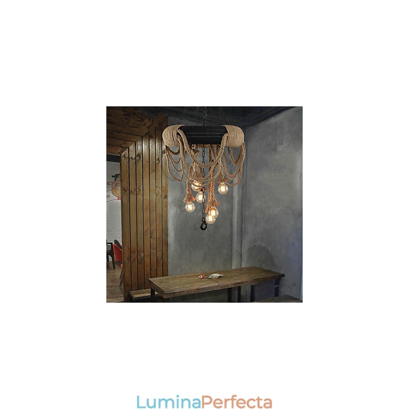 Lampe suspendate Mini Style Rustic Lodge Plastic
