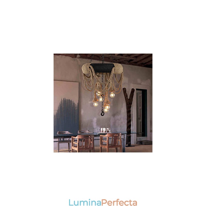 Lampe suspendate Mini Style Rustic Lodge Plastic