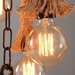 Lampe suspendate Mini Style Rustic Lodge Plastic