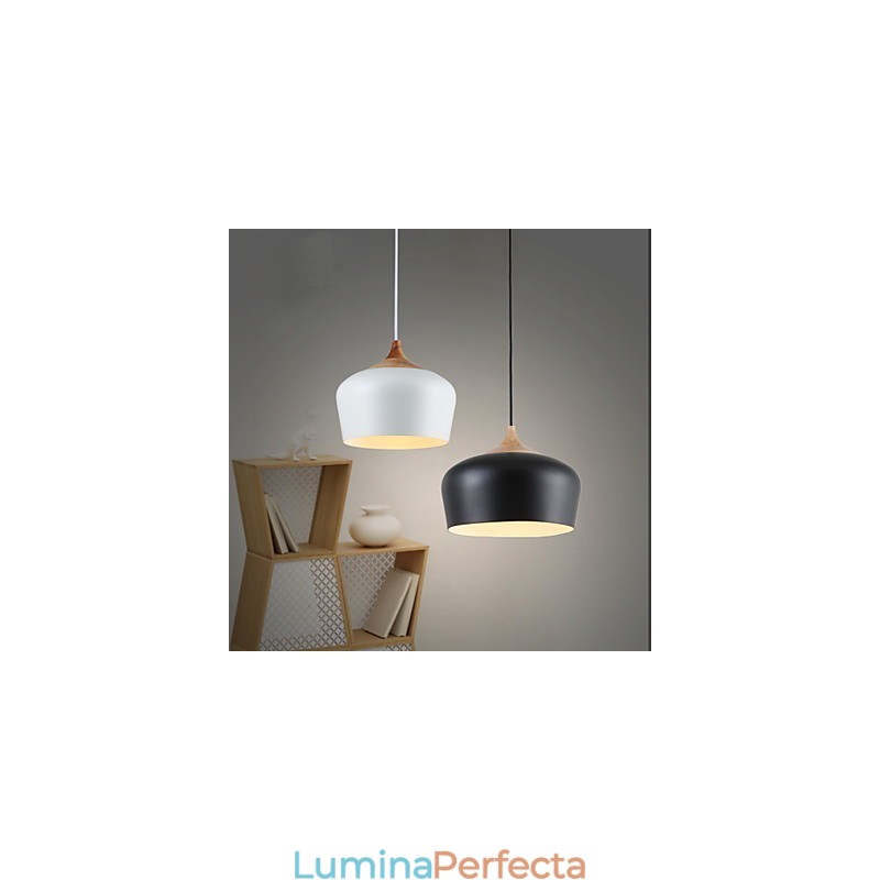 Lampă suspendată din metal cu pictură în stil retro vintage