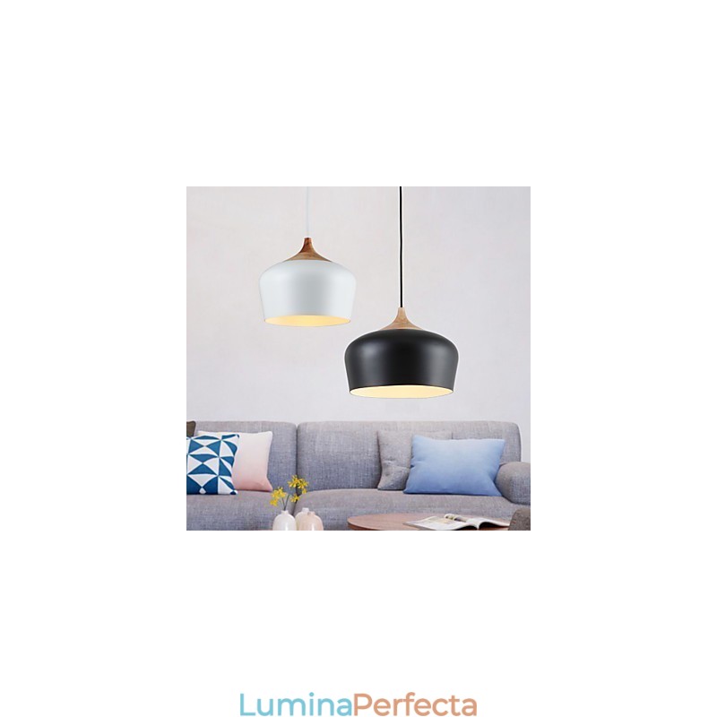 Lampă suspendată din metal cu pictură în stil retro vintage