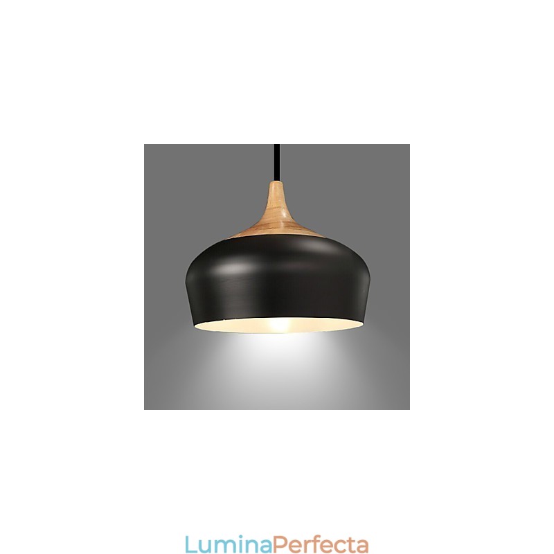 Lampă suspendată din metal cu pictură în stil retro vintage