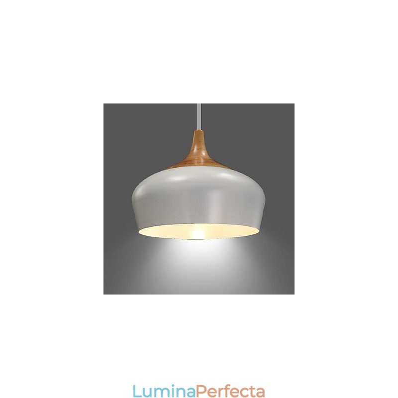 Lampă suspendată din metal cu pictură în stil retro vintage