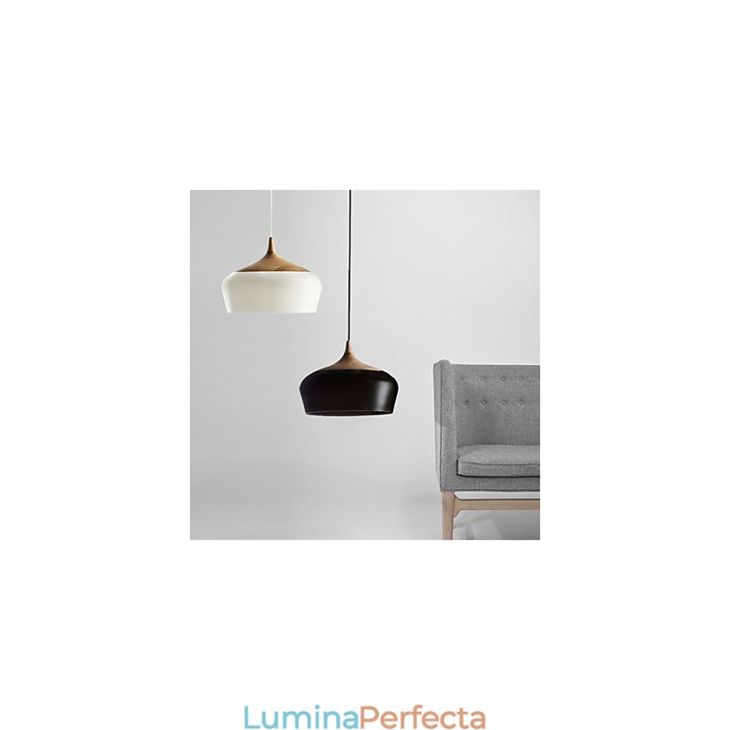 Lampă suspendată din metal cu pictură în stil retro vintage