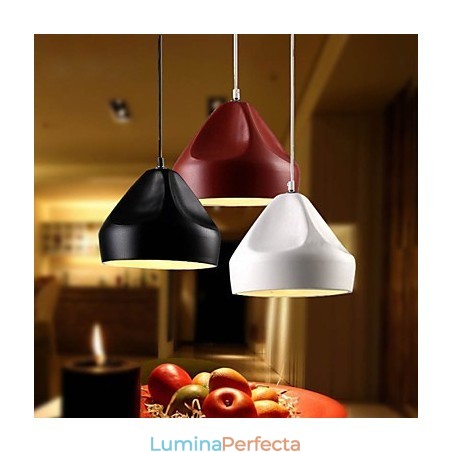 Lampă suspendată din metal cu pictură în stil retro vintage Lampă suspendată din metal cu pictură în stil retro vintage