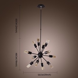 Candelabru de Fier Avant Garde cu 12 lumini