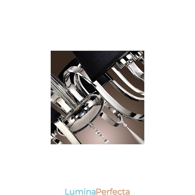 Modern Contemporan Tradițional Clasic Rustic Lodge Vintage Country Island Candelabru din metal cromat