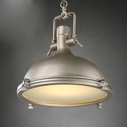 Lampă cu suspendare industrială unică Decorează în stil mansardă Lumină metalică vintage