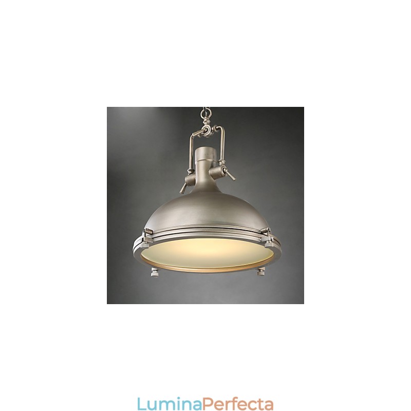 Lampă cu suspendare industrială unică Decorează în stil mansardă Lumină metalică vintage