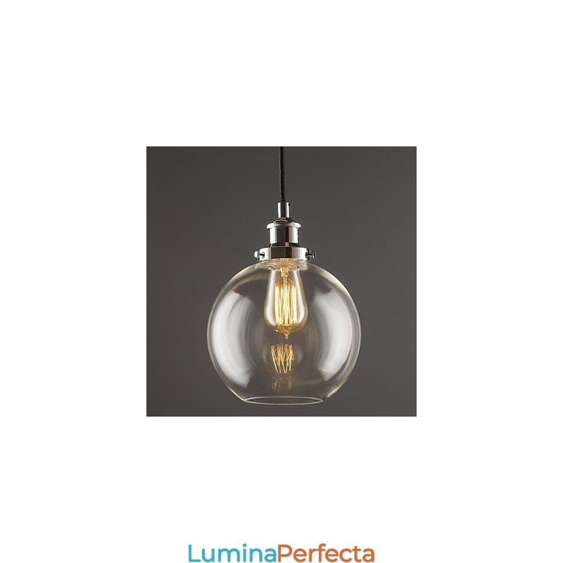 Lampă tradițională clasică vintage retro country Globe pendant