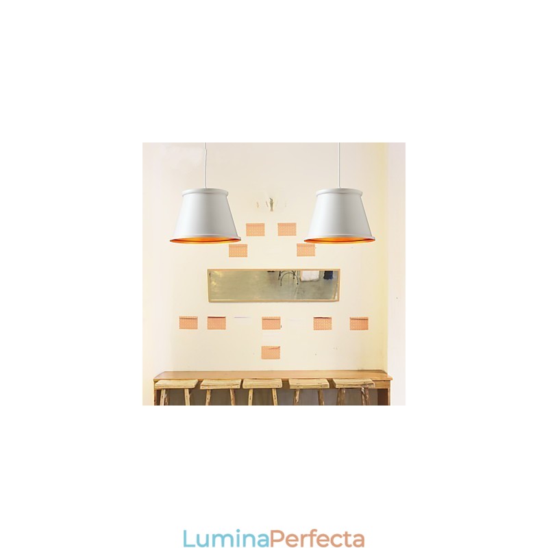 Clasic Rustic Lodge Vintage Mini Style Pictură Metal Pendant Lampă
