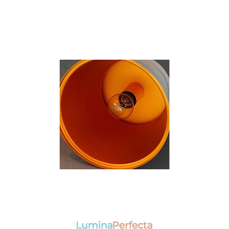 Clasic Rustic Lodge Vintage Mini Style Pictură Metal Pendant Lampă