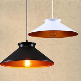 Lampă suspendată din metal cu pictură în stil retro, tradițional, vintage
