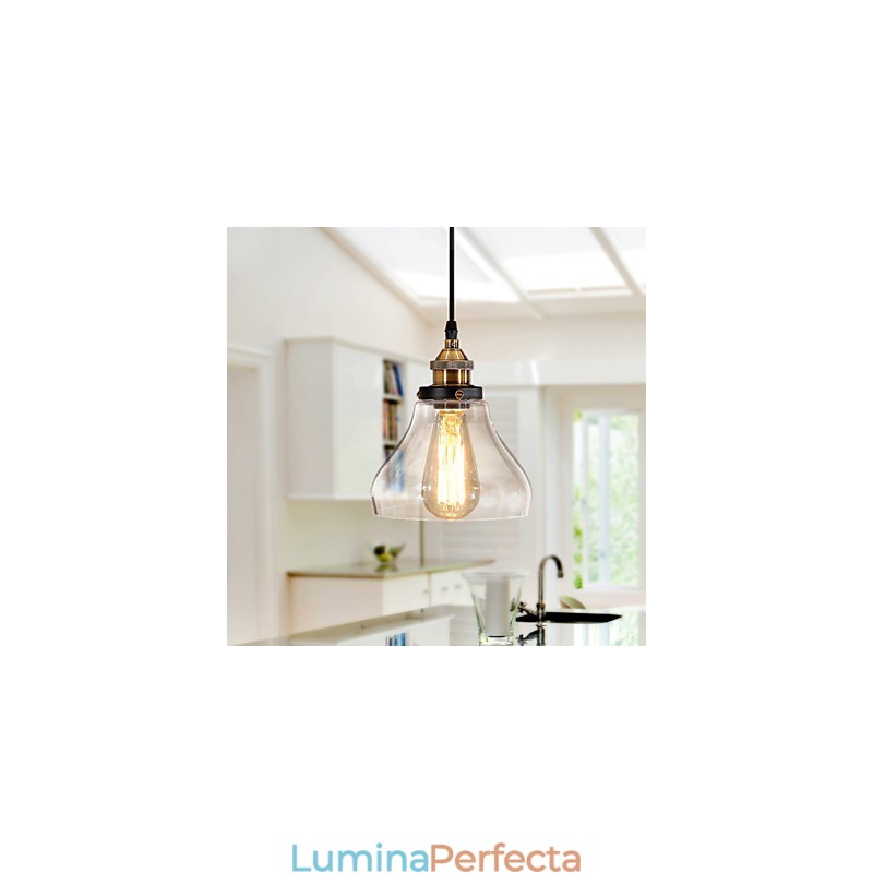 Lampă tradițională clasică vintage retro country Globe pendant