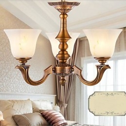 Candelabru în stil european Lampă din cupru Lămpi de marmură