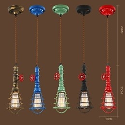 E26 Lampă cu suspendare vintage. Lumini de design pentru conducte de apă
