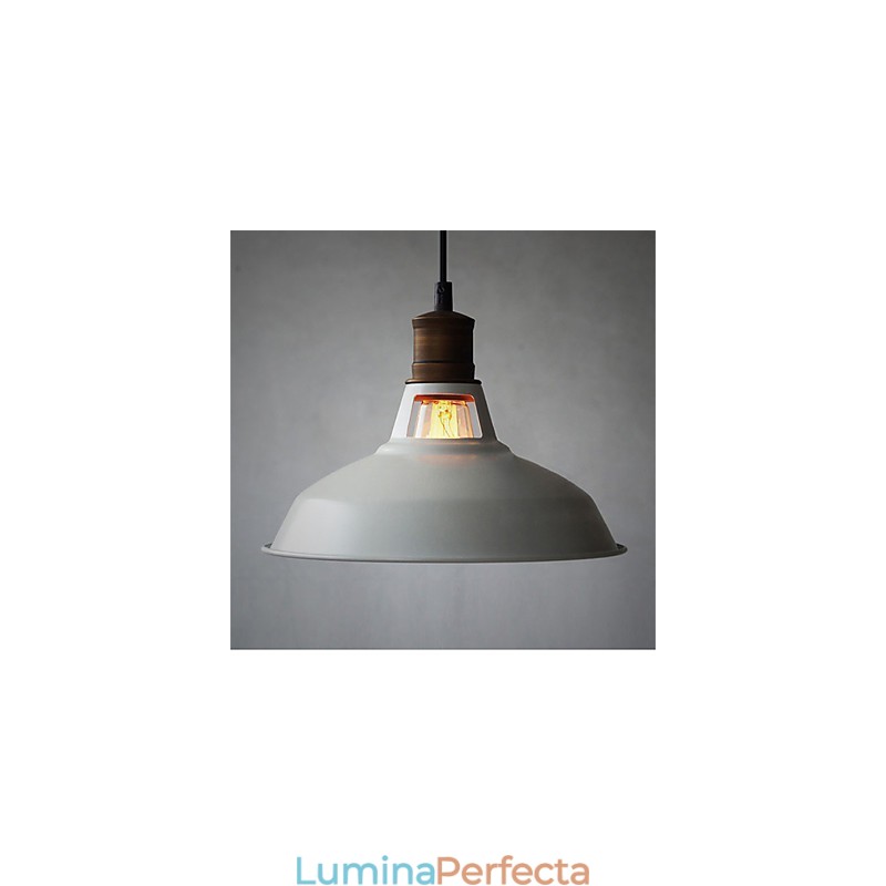 Lampă suspendată din metal Vintagen industrială, 1 lumină, multicoloră, opțional