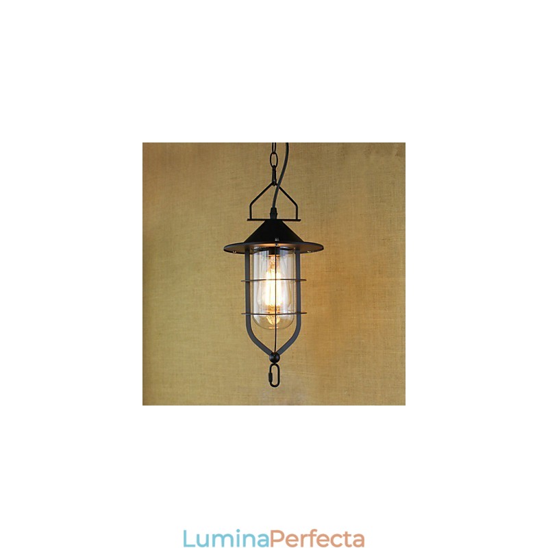 American Retro Rustic Pastoral Iluminat Lampă Industrială Pendant