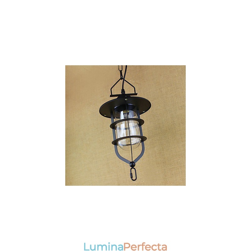 American Retro Rustic Pastoral Iluminat Lampă Industrială Pendant