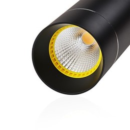 Lampă suspendată Mini cu 1 lumină anodizat negru cu aluminiu