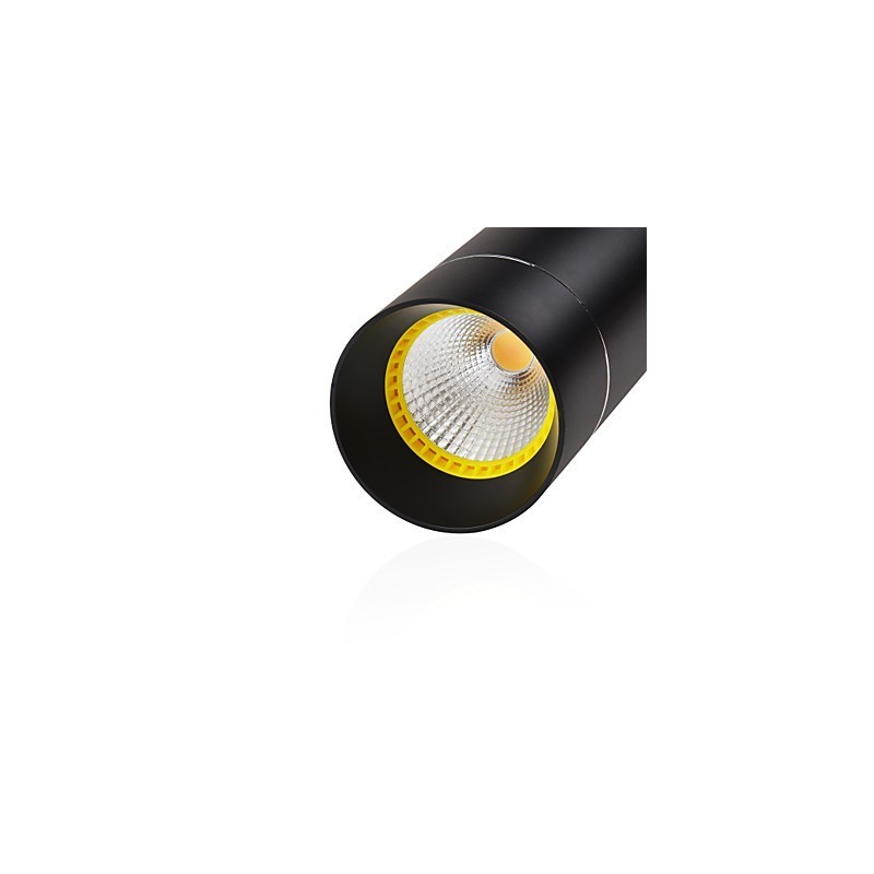 Lampă suspendată Mini cu 1 lumină anodizat negru cu aluminiu