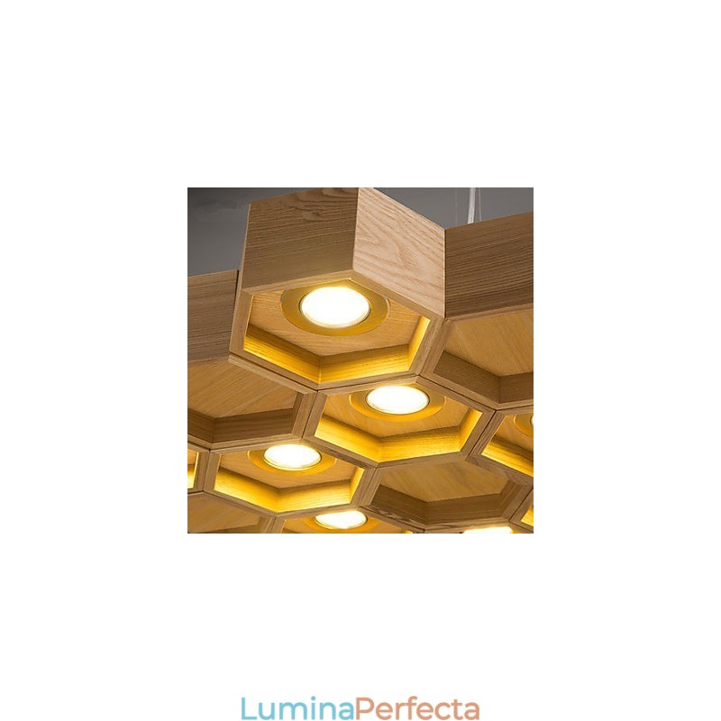 Lampe suspendate Country Wood Bamboo