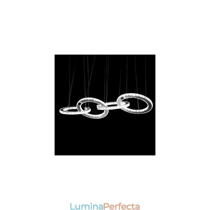 Lumini suspendate Crystal Light Modern Contemporan Metal