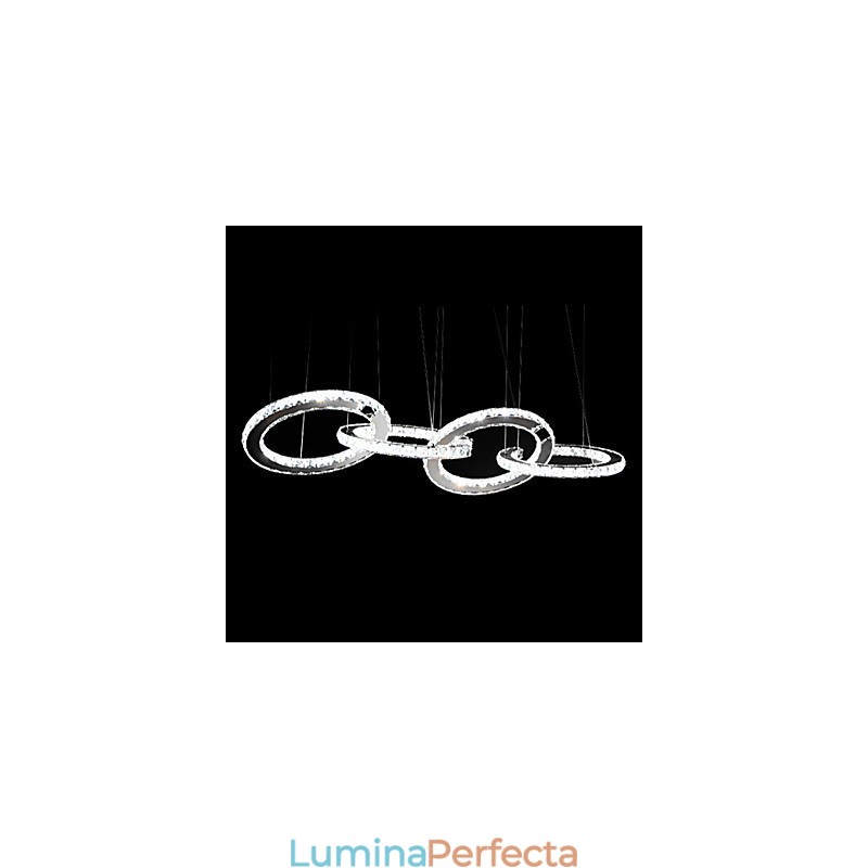 Lumini suspendate Crystal Light Modern Contemporan Metal