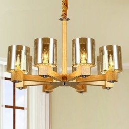 Lampe suspendate Country Wood Bamboo