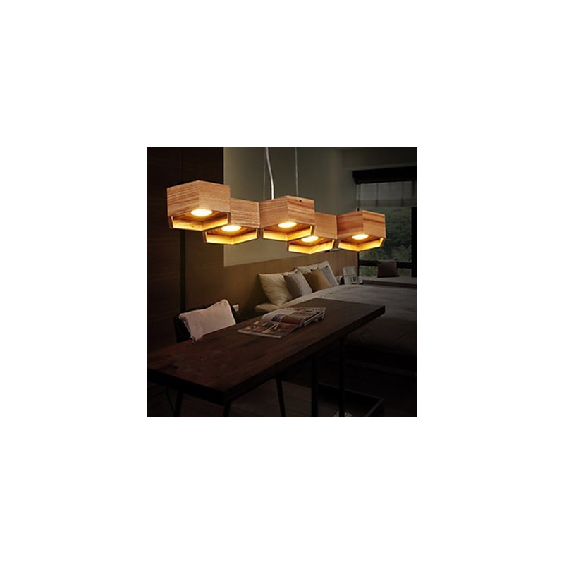 Lampe suspendate Country Wood Bamboo
