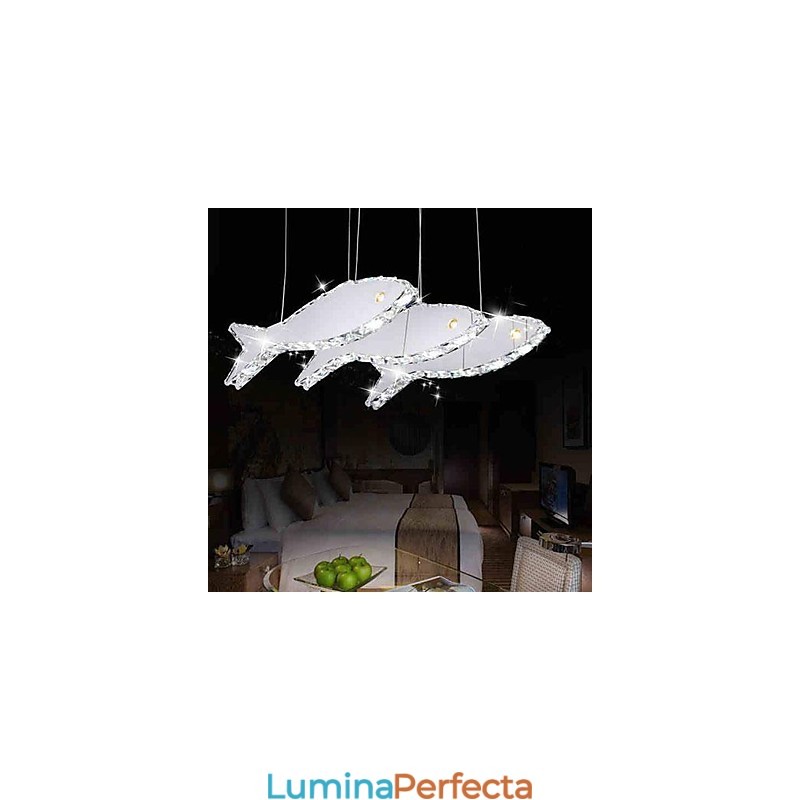 Lampă suspendată din metal, modernă și contemporană