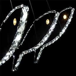 Lampă suspendată din metal, modernă și contemporană