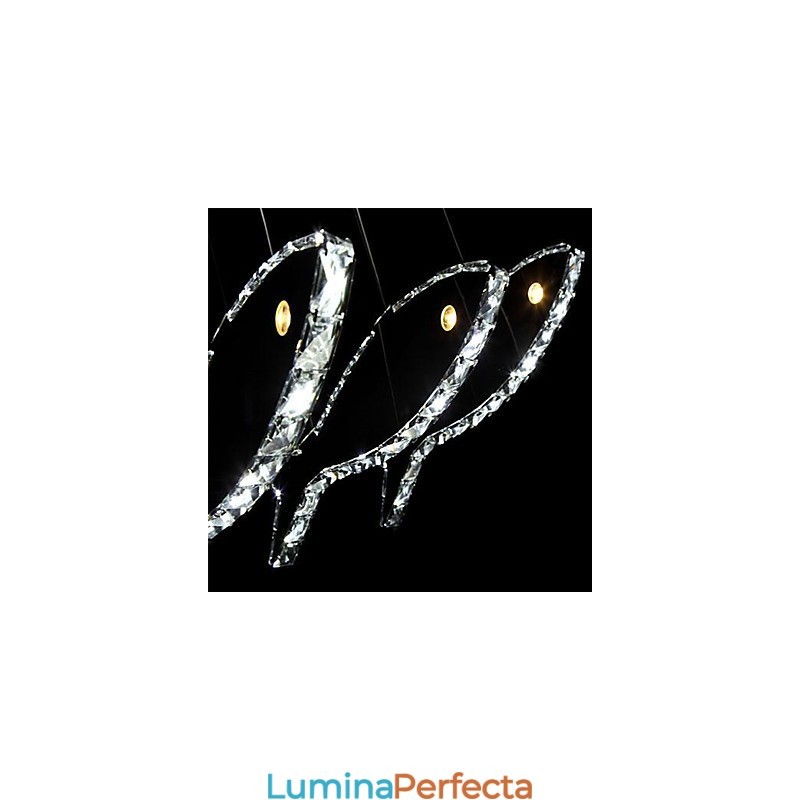 Lampă suspendată din metal, modernă și contemporană