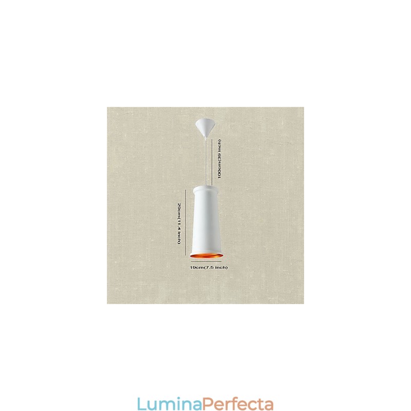 Lampă suspendată din metal cu pictură în stil clasic rustic rustic vintage