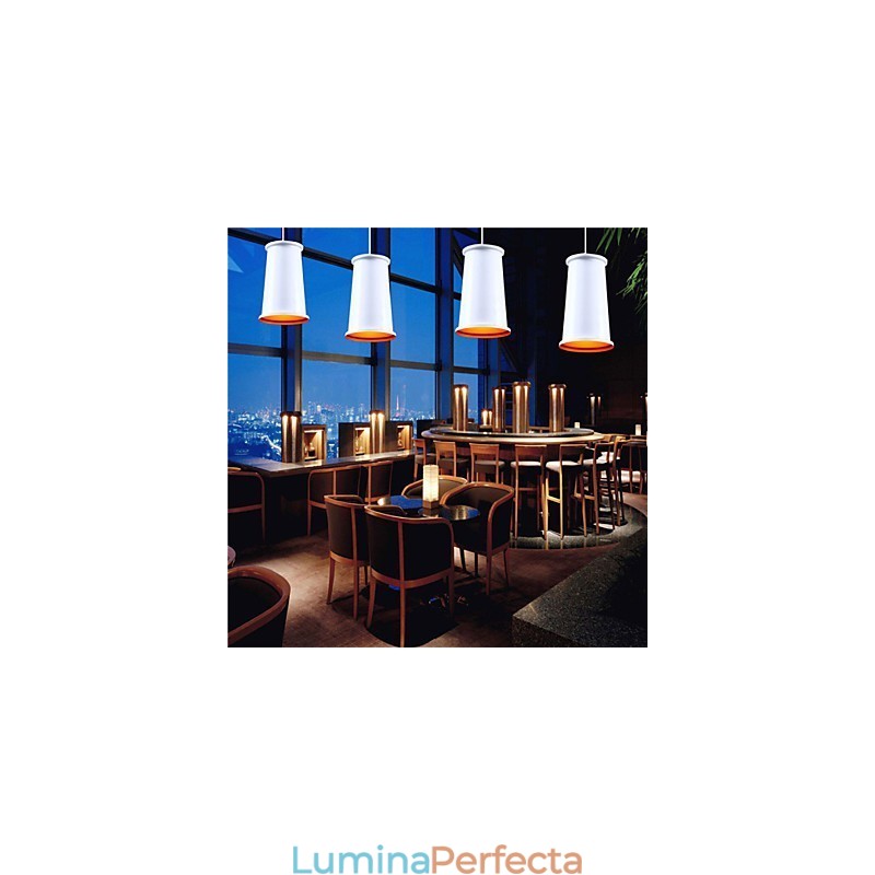 Lampă suspendată din metal cu pictură în stil clasic rustic rustic vintage