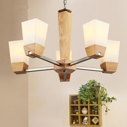 Lampe suspendate Country Wood Bamboo