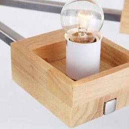 Lampe suspendate Country Wood Bamboo