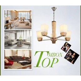 Lampe suspendate Country Wood Bamboo