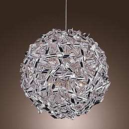 Lampă suspendată din metal și aluminiu