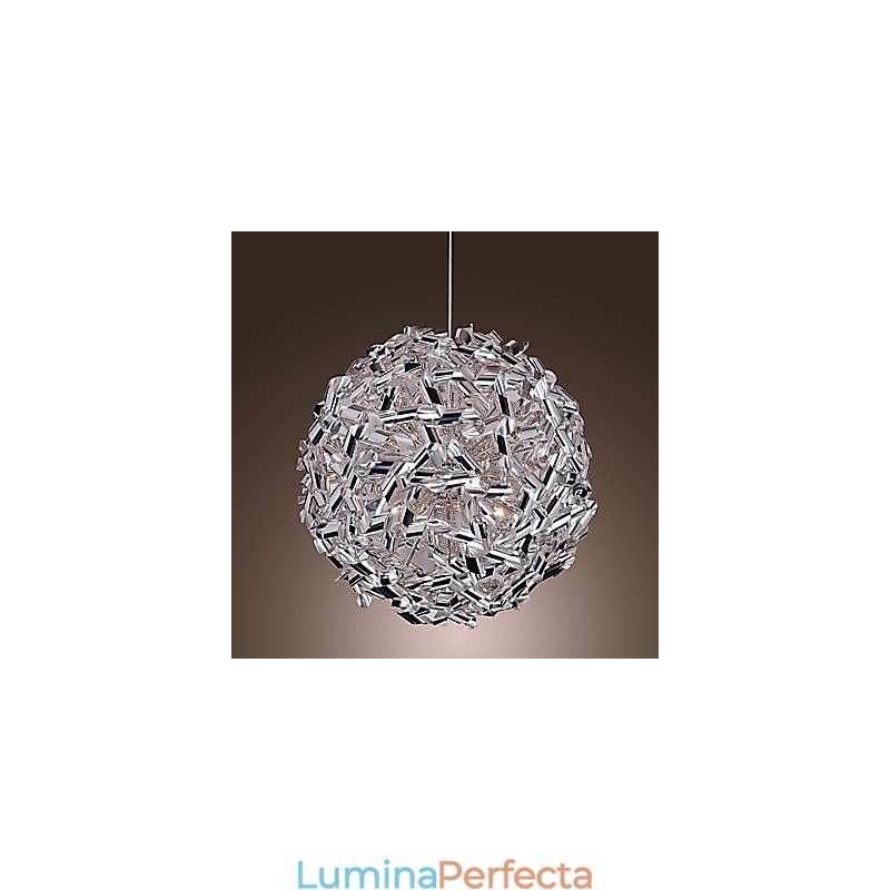 Lampă suspendată din metal și aluminiu