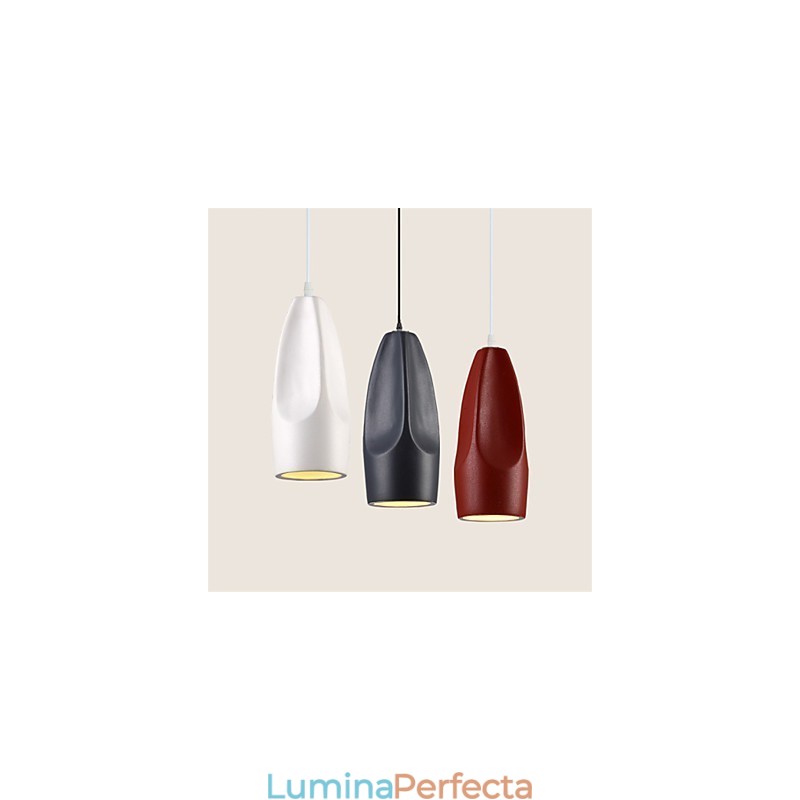 Lampă suspendată din metal cu pictură în stil retro vintage