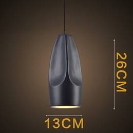 Lampă suspendată din metal cu pictură în stil retro vintage