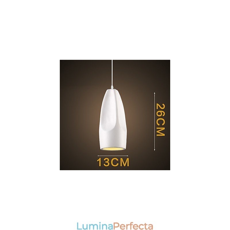 Lampă suspendată din metal cu pictură în stil retro vintage