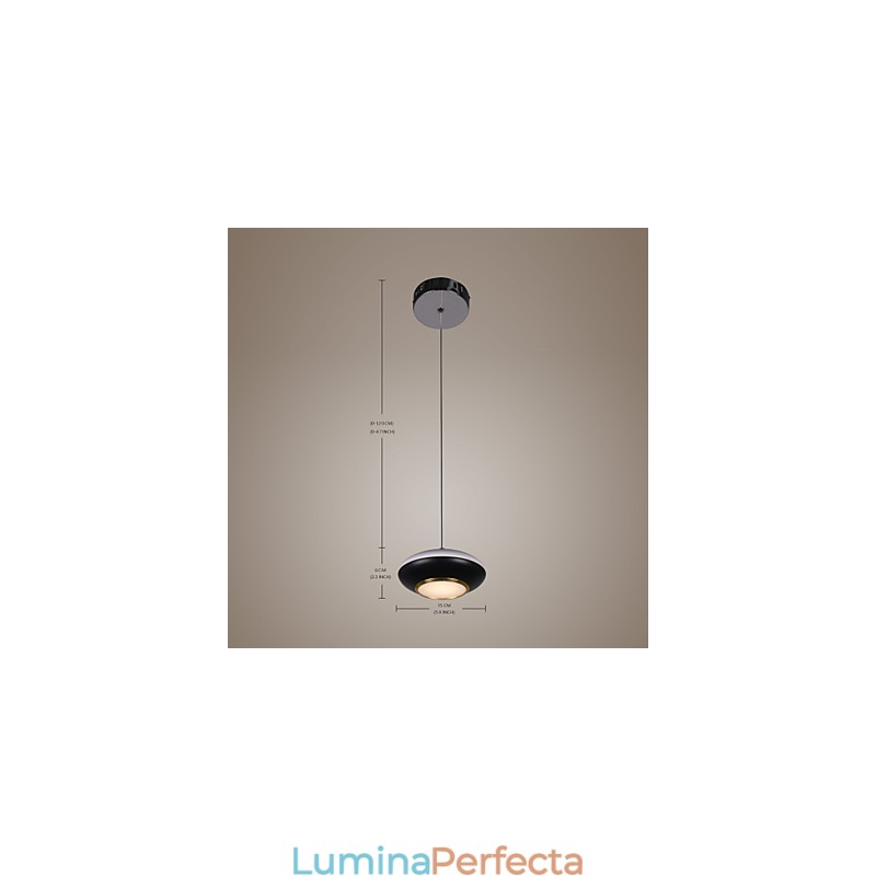 9W Modern farfurie zburătoare Design de înaltă calitate pandantiv Cafe